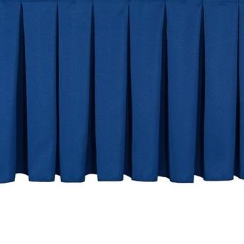 NPS® Stage Skirting, Box Pleat-Stages & Risers-8"-36"-Navy