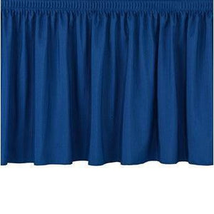 NPS® Stage Skirting, Shirred Pleat-Stages & Risers-8"-36"-Navy