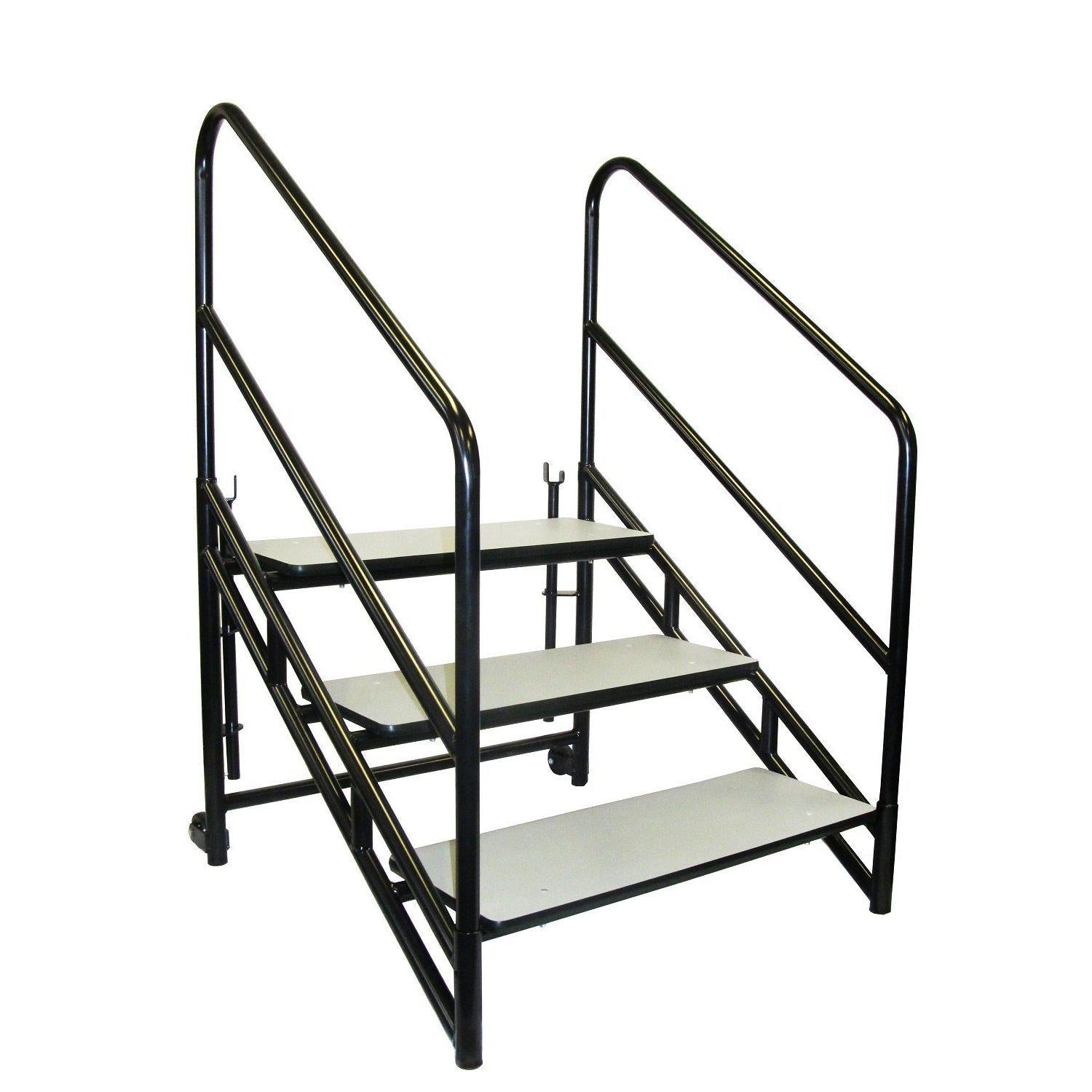 NPS® Steps for 32" Height Stages, Three 8"H Step Units-Stages & Risers-