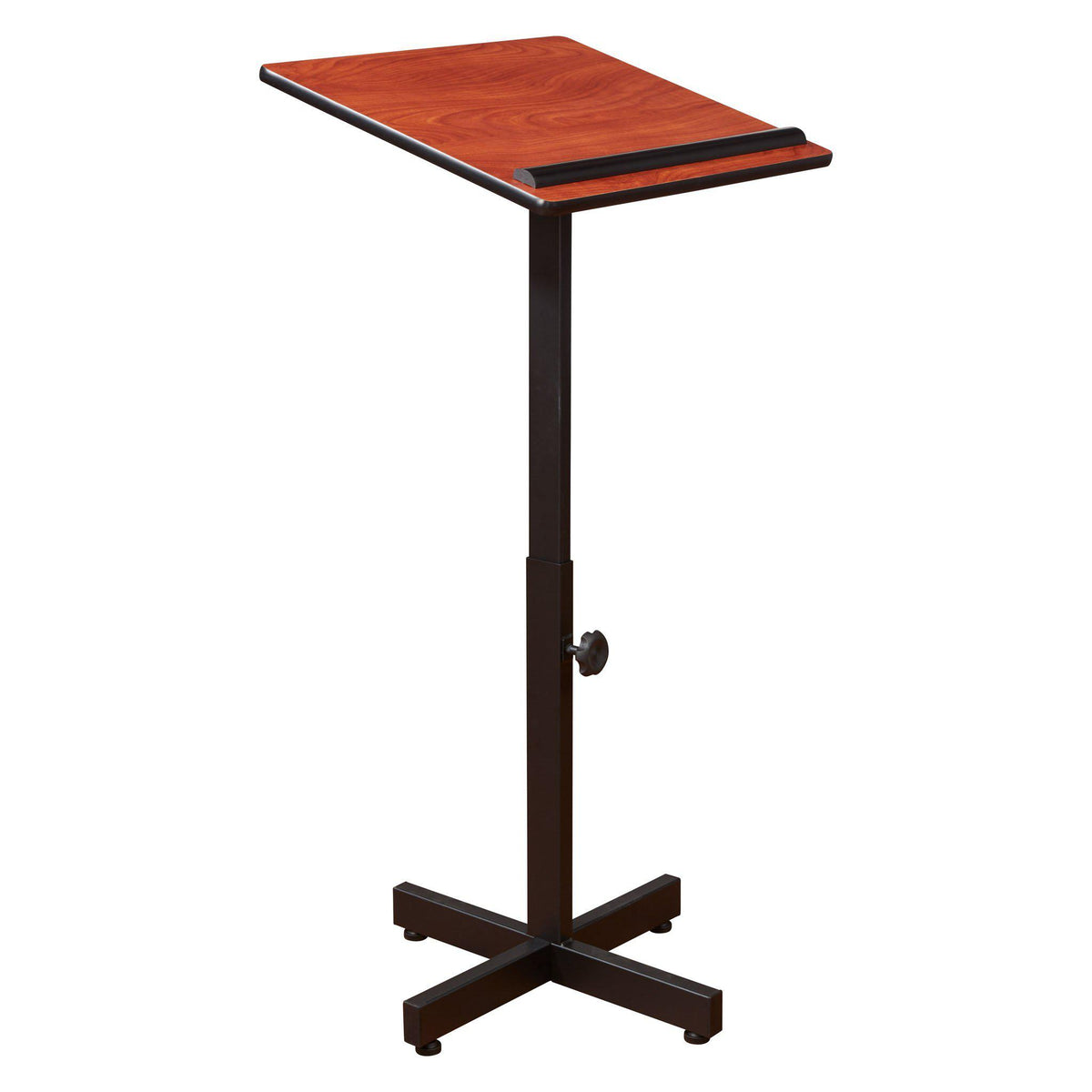 Oklahoma Sound® Portable Presentation Lectern Stand-Lecterns & Podiums-Cherry-