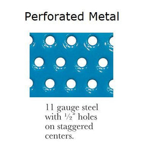 4’ Surface Mount Perforated Picnic Table