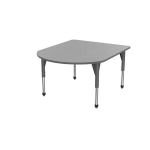 Premier Series Multimedia Tables, 48" x 60"-Tables-Sitting (21" - 31")-Gray Nebula/Gray-Grey