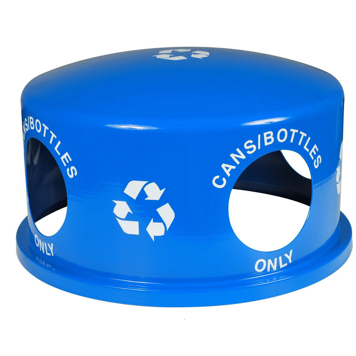 Landscape Series Outdoor Recycling Receptacle, 34 Gallon Capacity