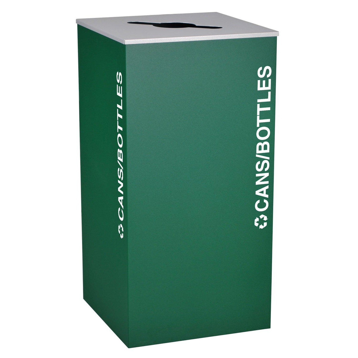 Kaleidoscope Collection 36 Gallon Square Indoor Recycling Receptacle