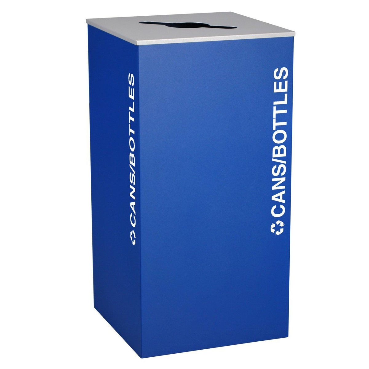 Kaleidoscope Collection 36 Gallon Square Indoor Recycling Receptacle