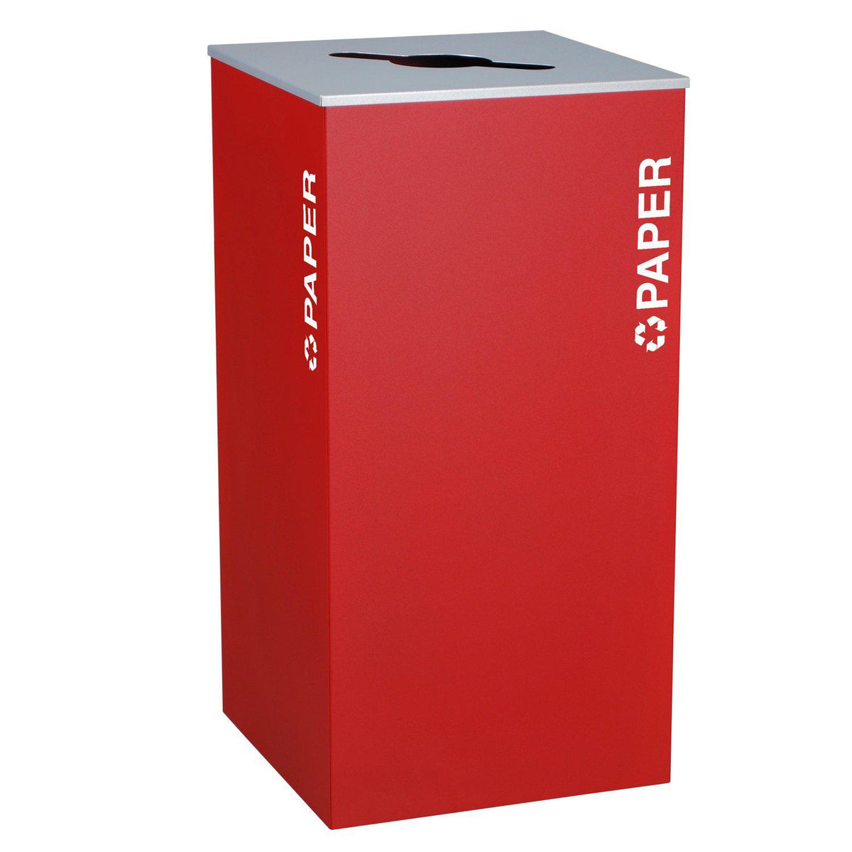Kaleidoscope Collection 36 Gallon Square Indoor Recycling Receptacle