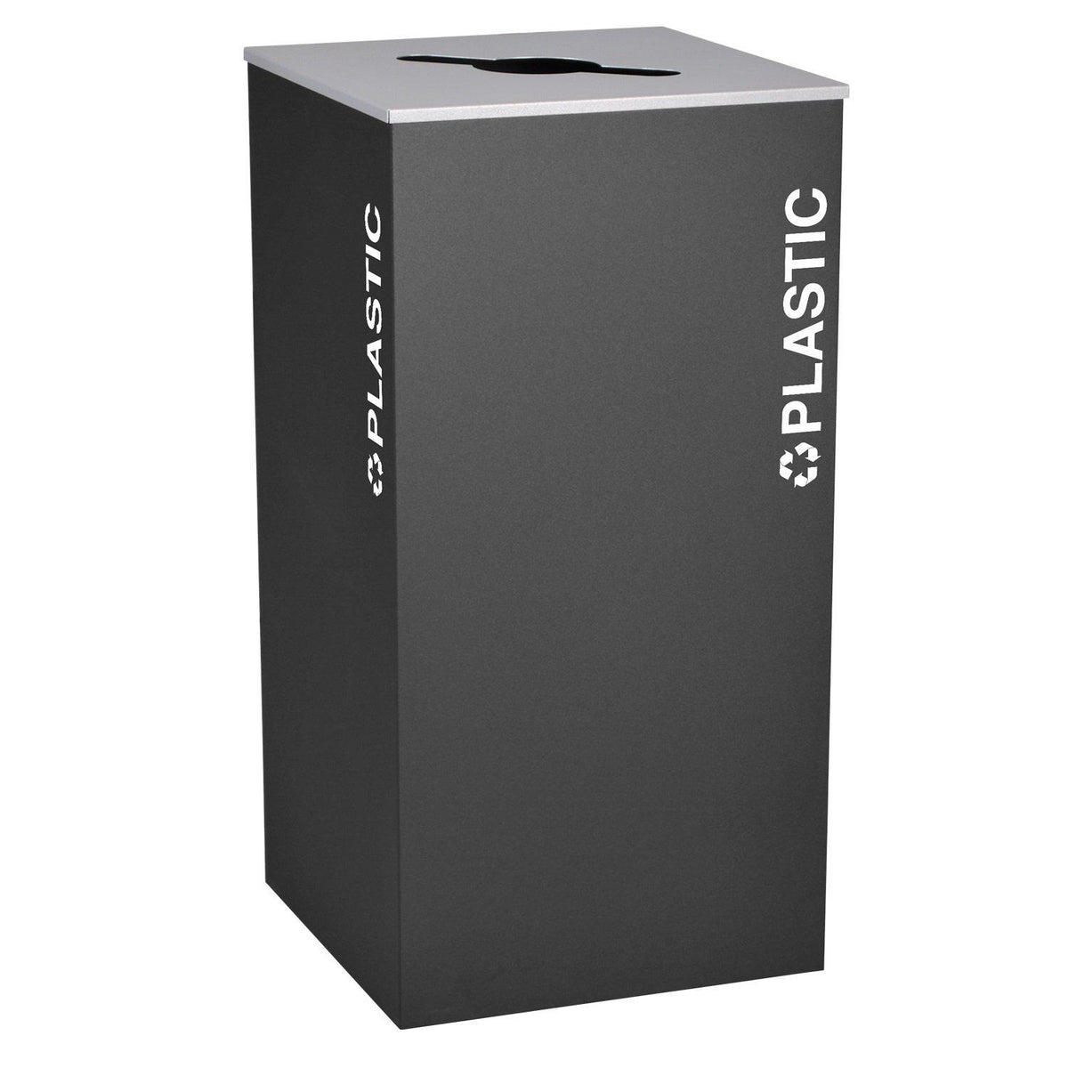 Kaleidoscope Collection 36 Gallon Square Indoor Recycling Receptacle