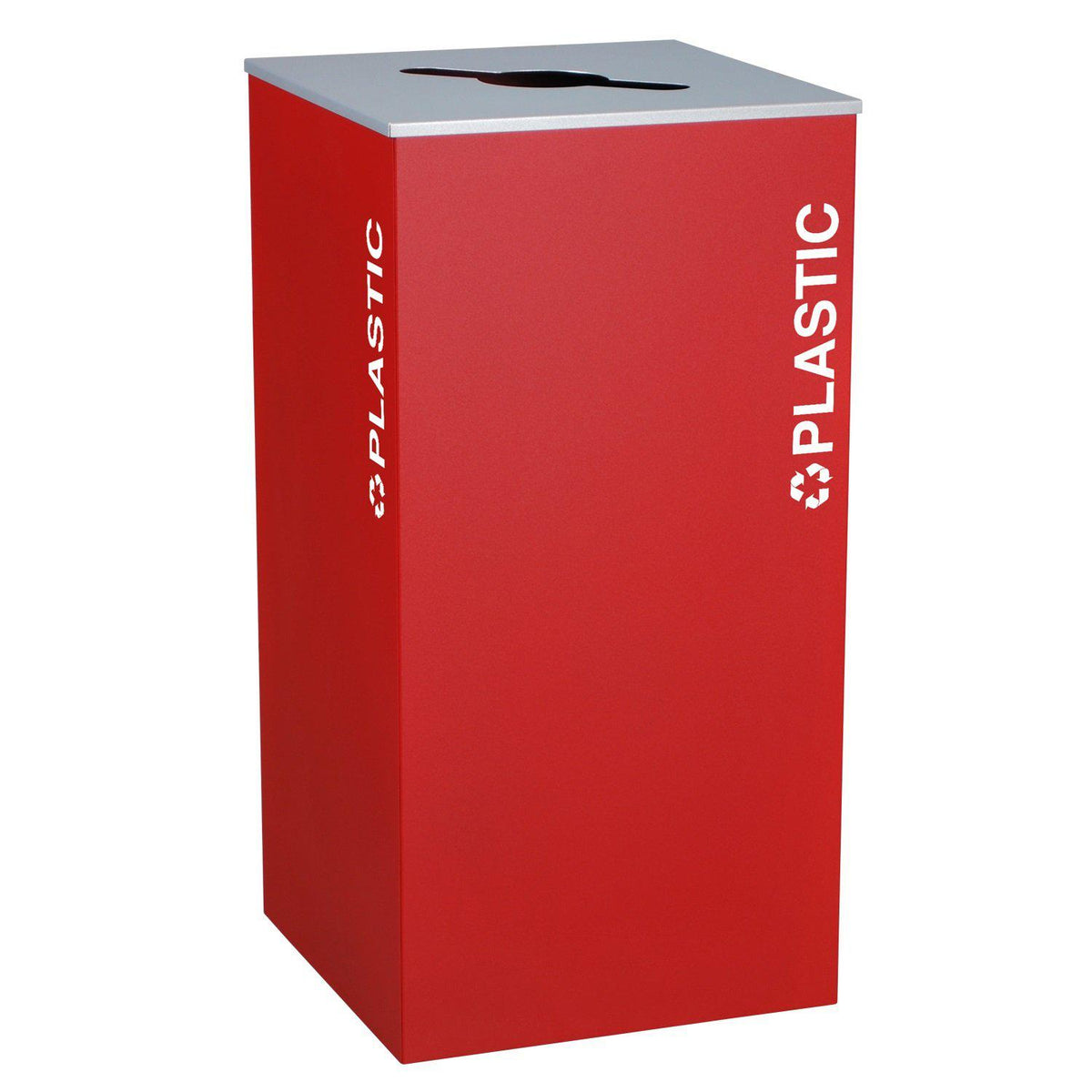 Kaleidoscope Collection 36 Gallon Square Indoor Recycling Receptacle