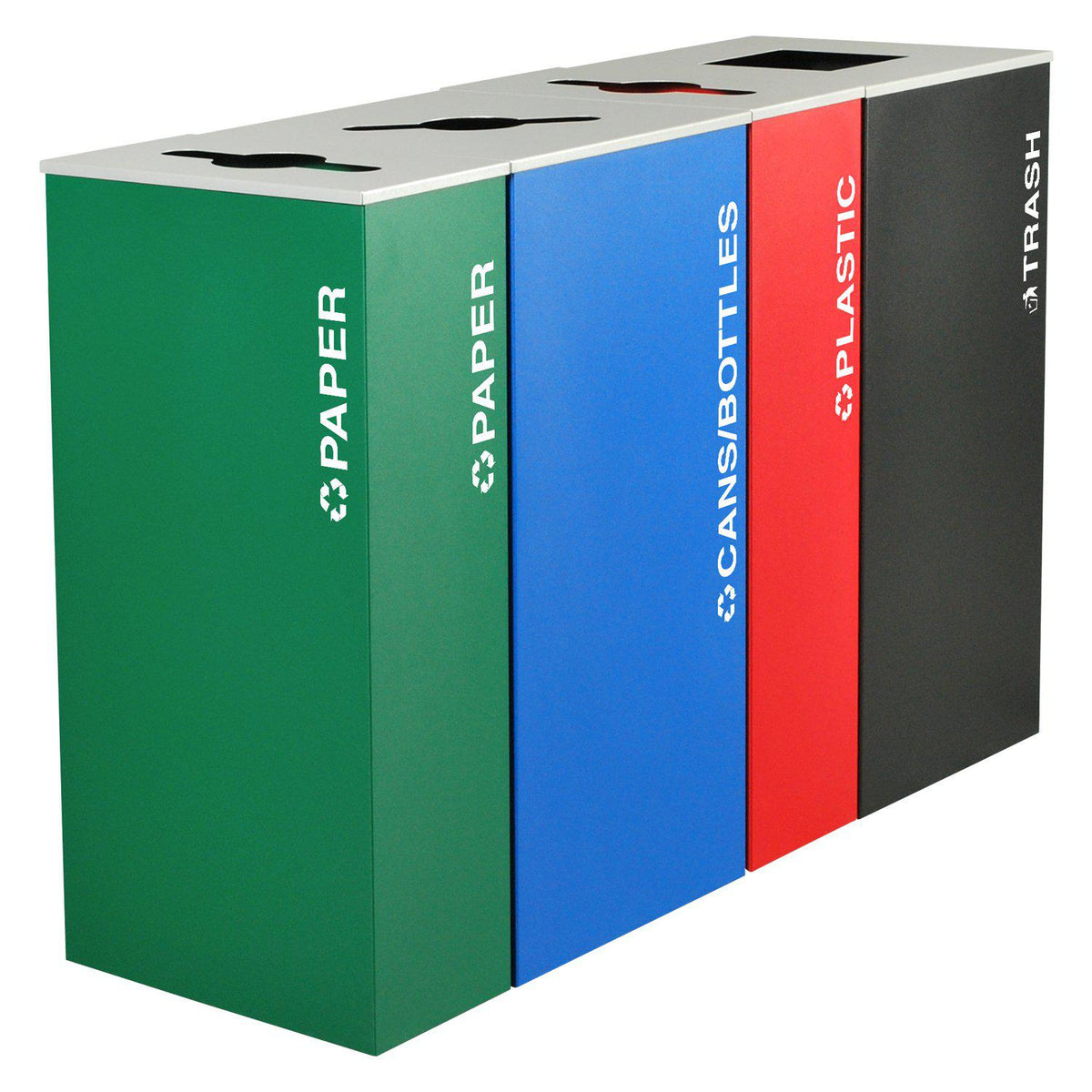 Kaleidoscope Collection 17 Gallon Indoor Recycling Receptacle