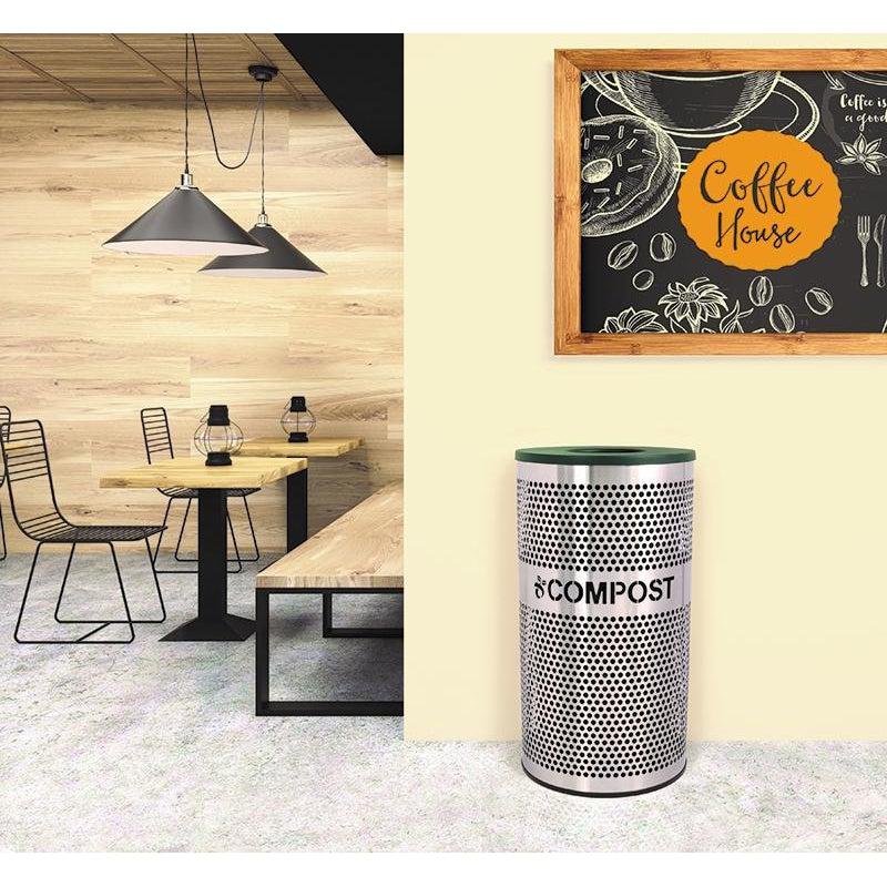 Venue Collection Indoor Compost Receptacle, 33-Gallon Capacity