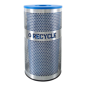Venue Collection Indoor Recycling Receptacle, 33-Gallon Capacity