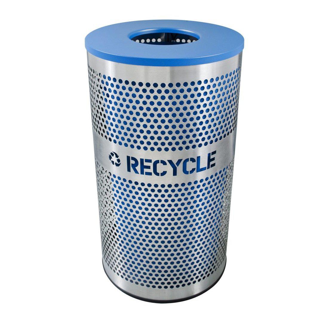 Venue Collection Indoor Recycling Receptacle, 33-Gallon Capacity