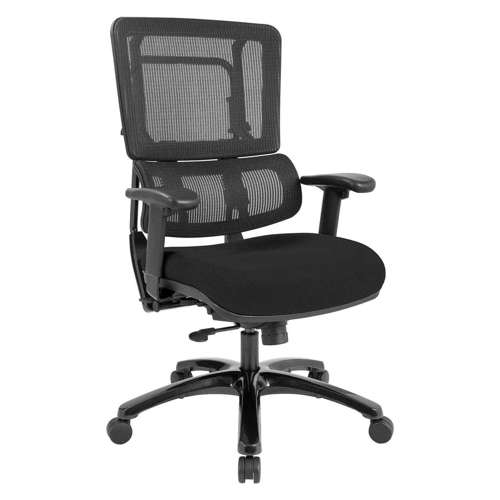 Deluxe R2 SpaceGrid Back Chair with Memory Foam Mesh Seat - NextGen  Furniture, Inc.