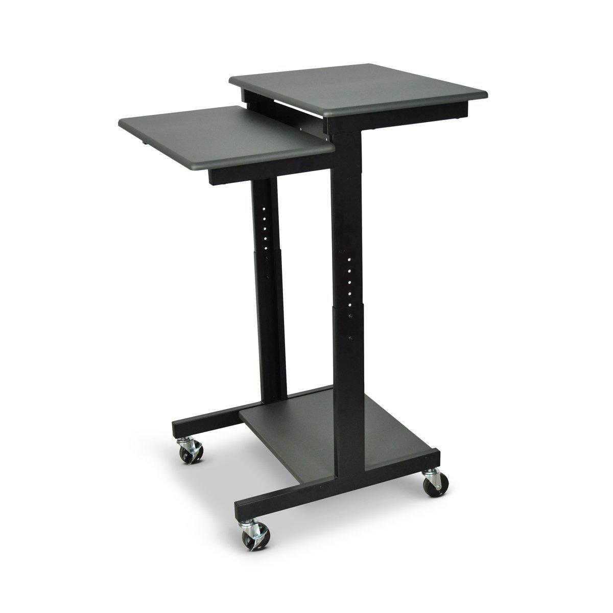 Adjustable-Height Presentation Workstation