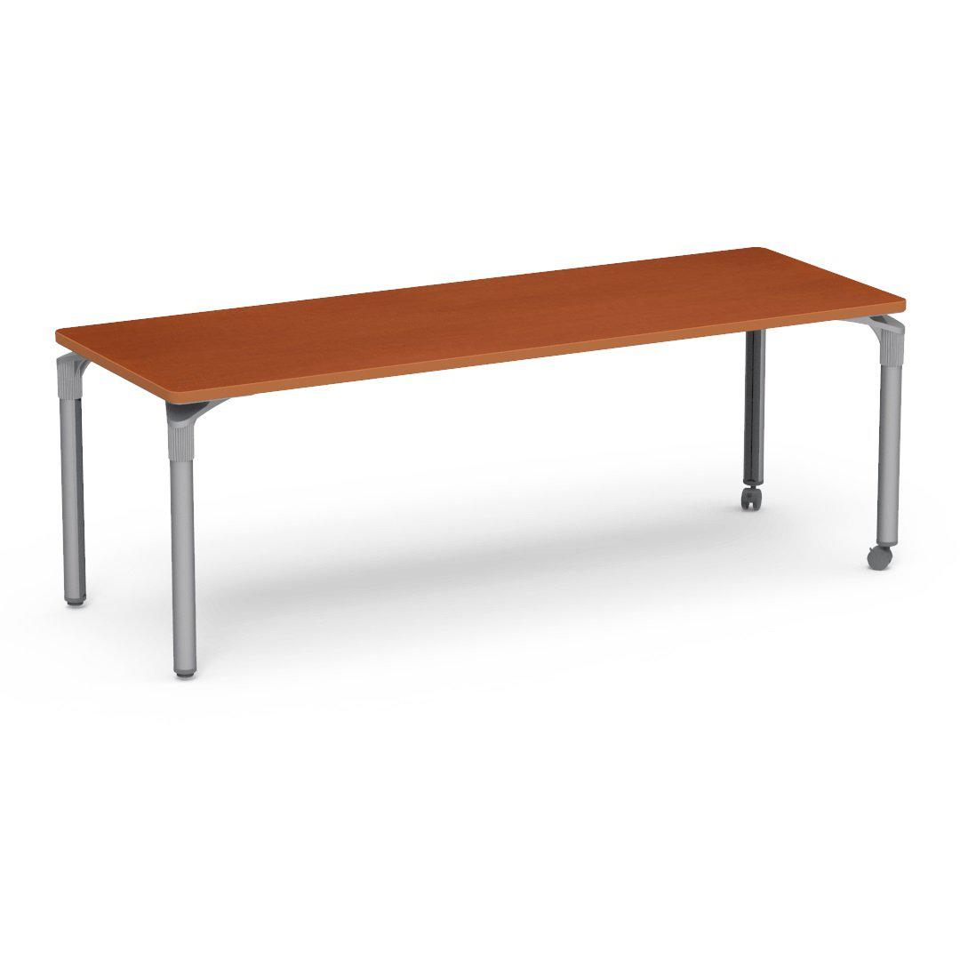 Nextgen P-Series Library & Computer/Technology Table, 36"W x 90"L, 29" Fixed Height, 2 Casters