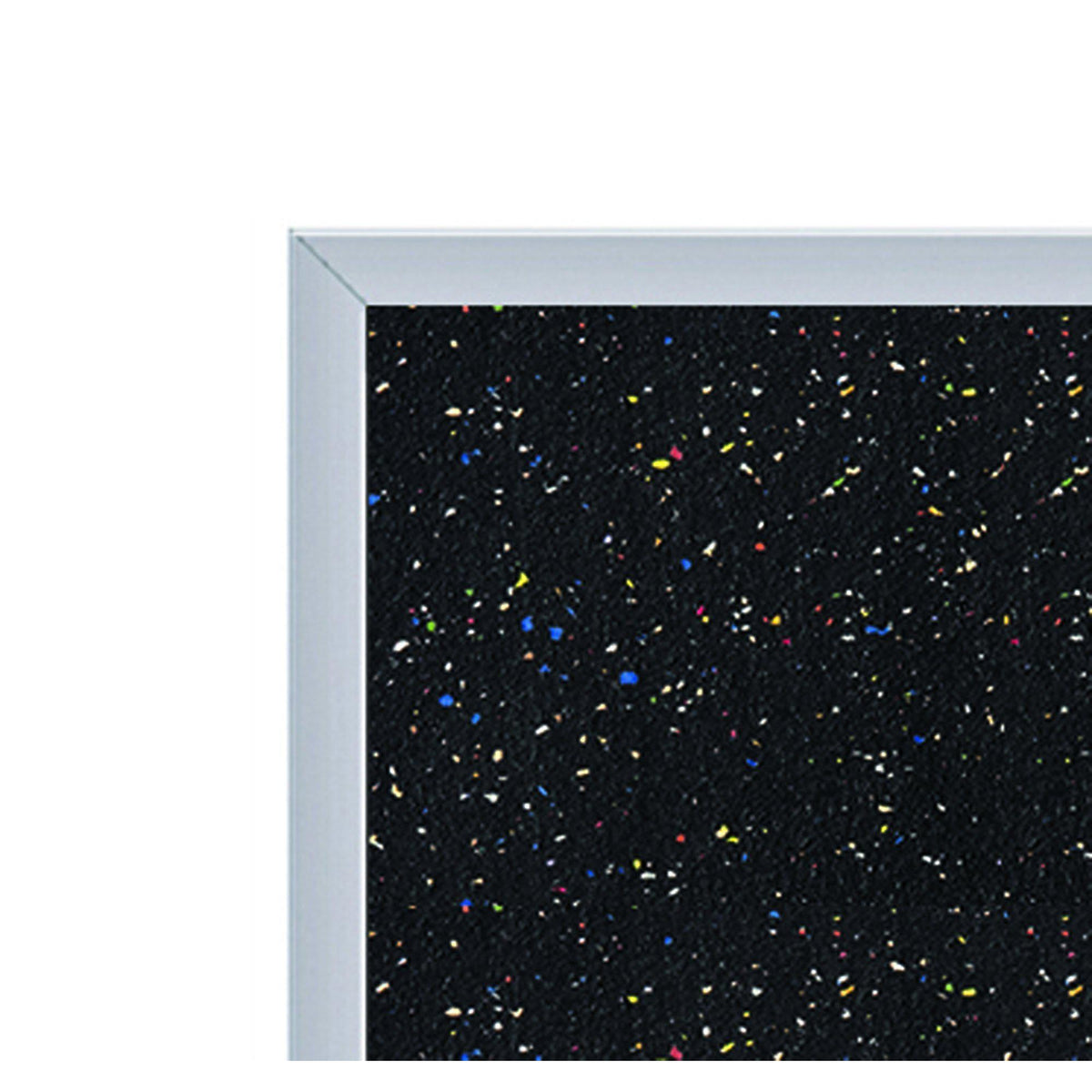 Recycled Rubber Bulletin Board with Aluminum Frame-Boards-