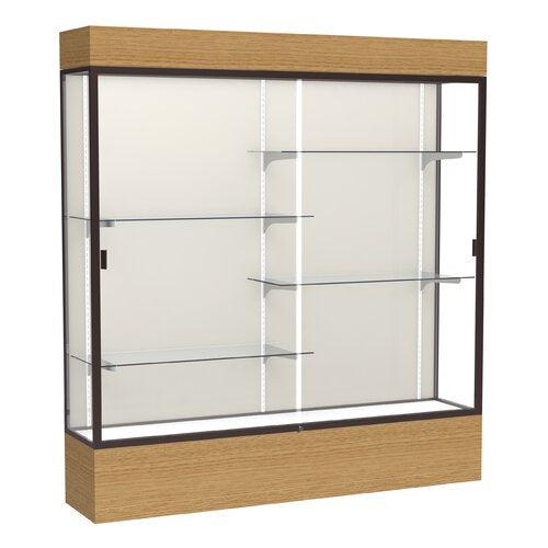 Reliant Series Lighted Floor Display Case, 72"W x 80"H x 16"D