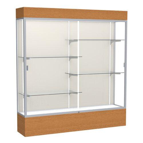 Reliant Series Lighted Floor Display Case, 72"W x 80"H x 16"D
