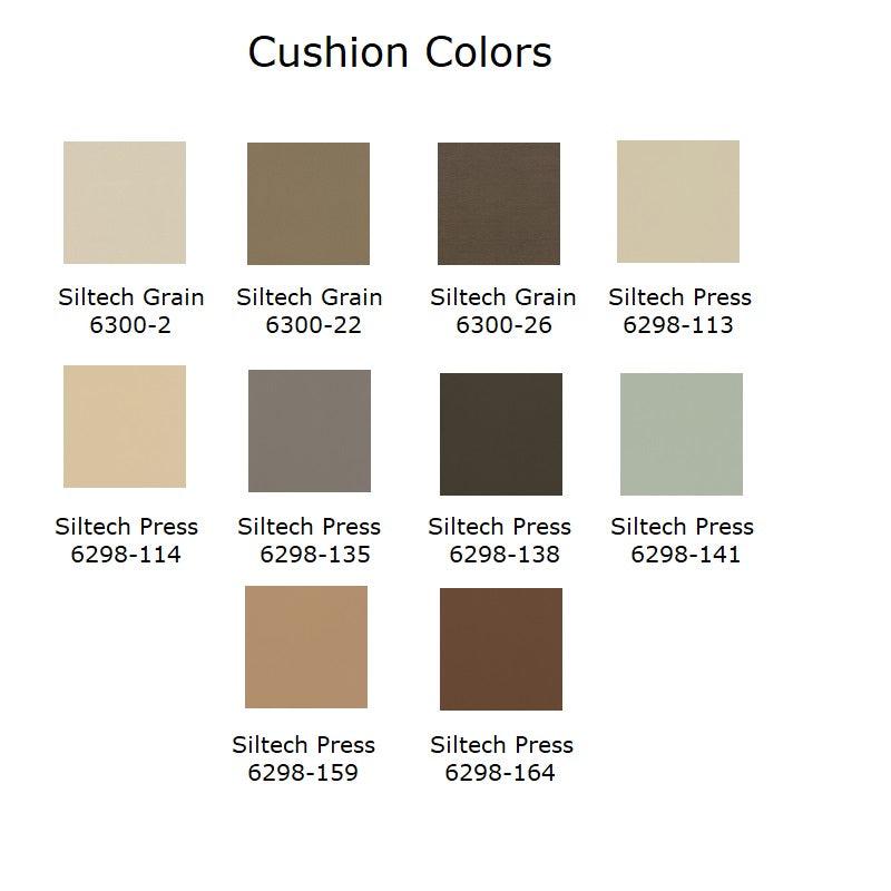 Respit Painted Steel Bench with Cushion