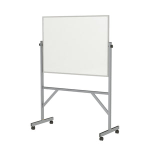 Reversible Whiteboard with Aluminum Frame-Boards-3'H x 4'W-