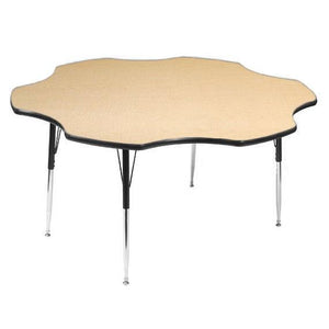 9400 Series Adjustable Height Flower Activity Table with High-Pressure Laminate Top 60"