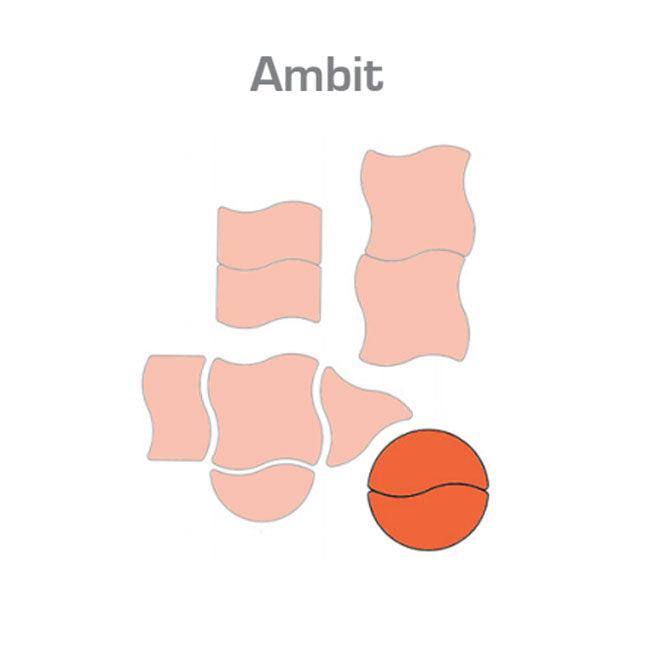 Method Collaborative Series Adjustable Height Tables, 19"   28" H, Ambit Shape, 30" x 54"