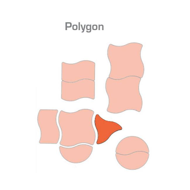 Method Collaborative Series Adjustable Height Tables,  25" 34" H, Polygon Shape, 50"