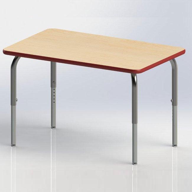 Method Collaborative Series Adjustable Height Tables, 25" 34" H, Rectangle Shape, 24" x 72"