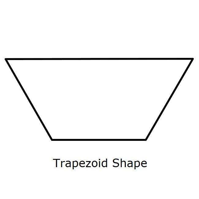 Method Collaborative Series Adjustable Height Tables,  19" 28" H, Trapezoid Shape, 24" x 48"