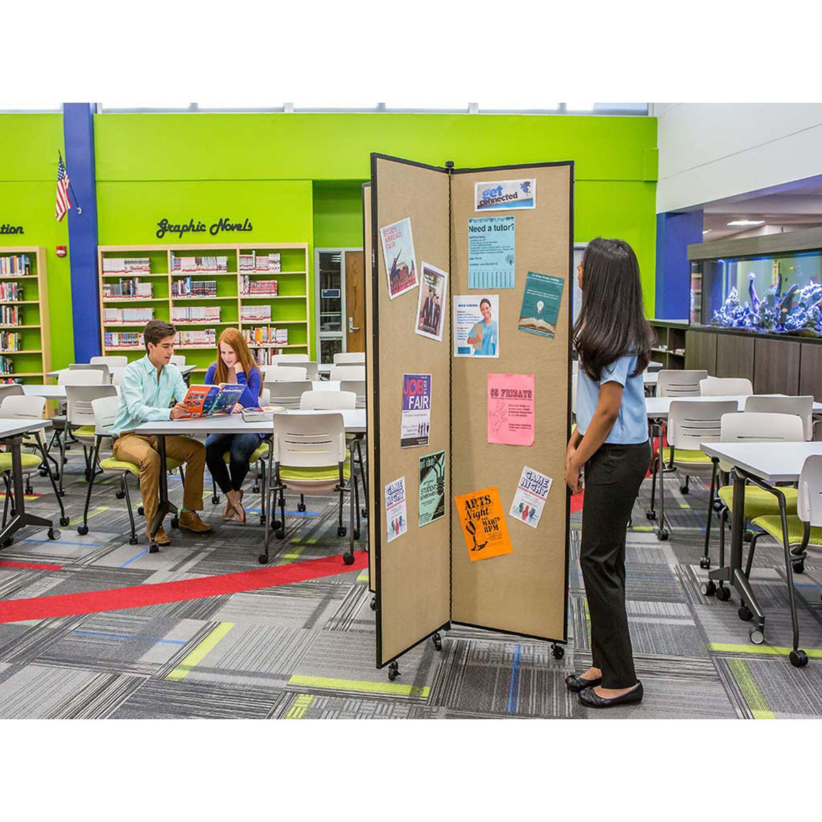 Screenflex Display Tower-Partitions & Display Panels-