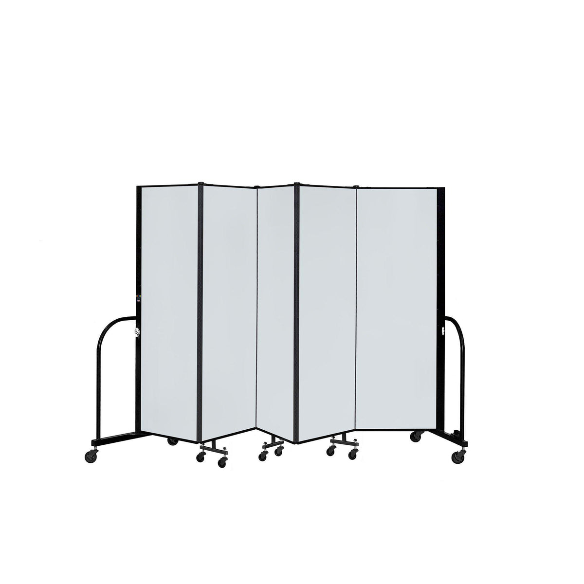 Screenflex Dry Erase/Tackable Dividers, 6 Ft. High-Partitions & Display Panels-5 Panels (9' 5" L)-