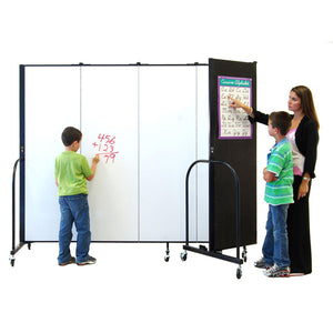 Screenflex Dry Erase/Tackable Dividers, 6 Ft. High-Partitions & Display Panels-