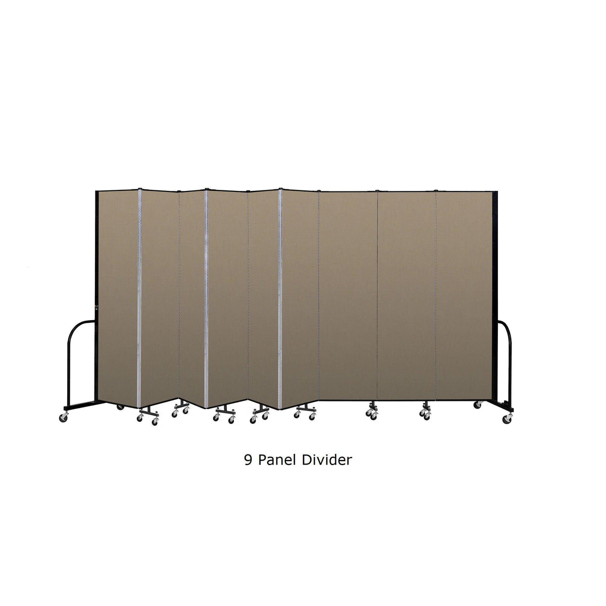 Screenflex Free Standing Room Divider, 6' 8" High-Partitions & Display Panels-