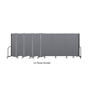 Screenflex Free Standing Room Divider, 6' 8" High-Partitions & Display Panels-