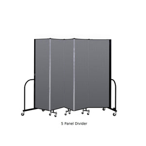 Screenflex Free Standing Room Divider, 7' 4" High-Partitions & Display Panels-