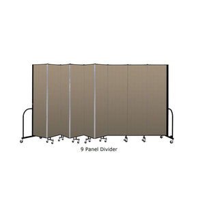 Screenflex Free Standing Room Divider, 7' 4" High-Partitions & Display Panels-