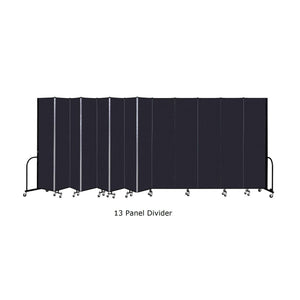 Screenflex Free Standing Room Divider, 8 Ft. High-Partitions & Display Panels-