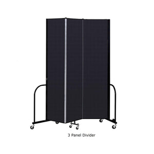 Screenflex Free Standing Room Divider, 8 Ft. High-Partitions & Display Panels-