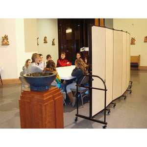 Screenflex Heavy Duty Room Divider, 7' 4" High-Partitions & Display Panels-
