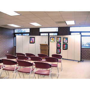 Screenflex Light Duty Room Divider, 6' 5" High-Partitions & Display Panels-
