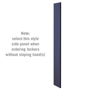 Side Panel for 6' High x 15" Deep Designer Wood Lockers without Sloping Hoods-Lockers-Blue-
