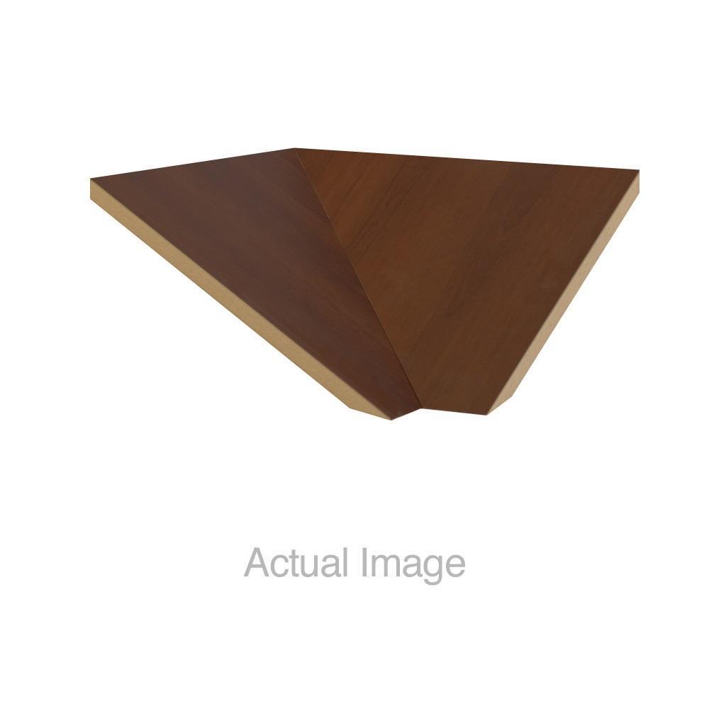 Sloping Hood Corner Filler for 15" Deep Designer Wood Lockers-Lockers-Mahogany-