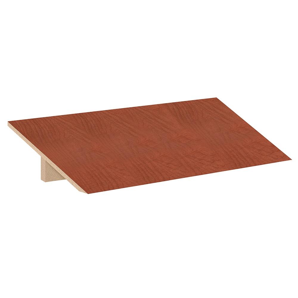 Sloping Hoods for 12" W x 15" Deep Designer Wood Lockers-Lockers-3-Wide-Cherry-