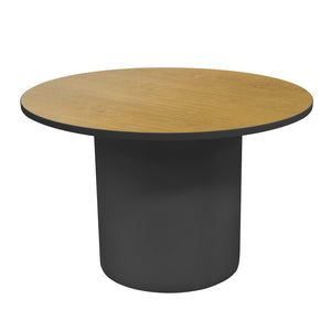 Sonik™ Soft Seating 48" Round Table-Soft Seating-29"-Solar Oak/Black-Frost