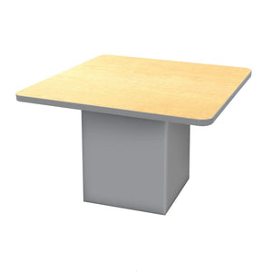 Sonik™ Soft Seating 48" Square Table-Soft Seating-29"-Fusion Maple/Gray-Frost