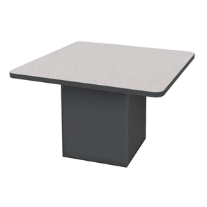 Sonik™ Soft Seating 48" Square Table-Soft Seating-29"-Gray Nebula/Black-Ebony