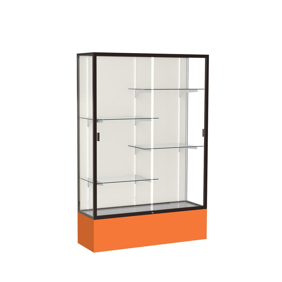 Spirit Series Floor Display Case, 48"W x 72"H x 16"D