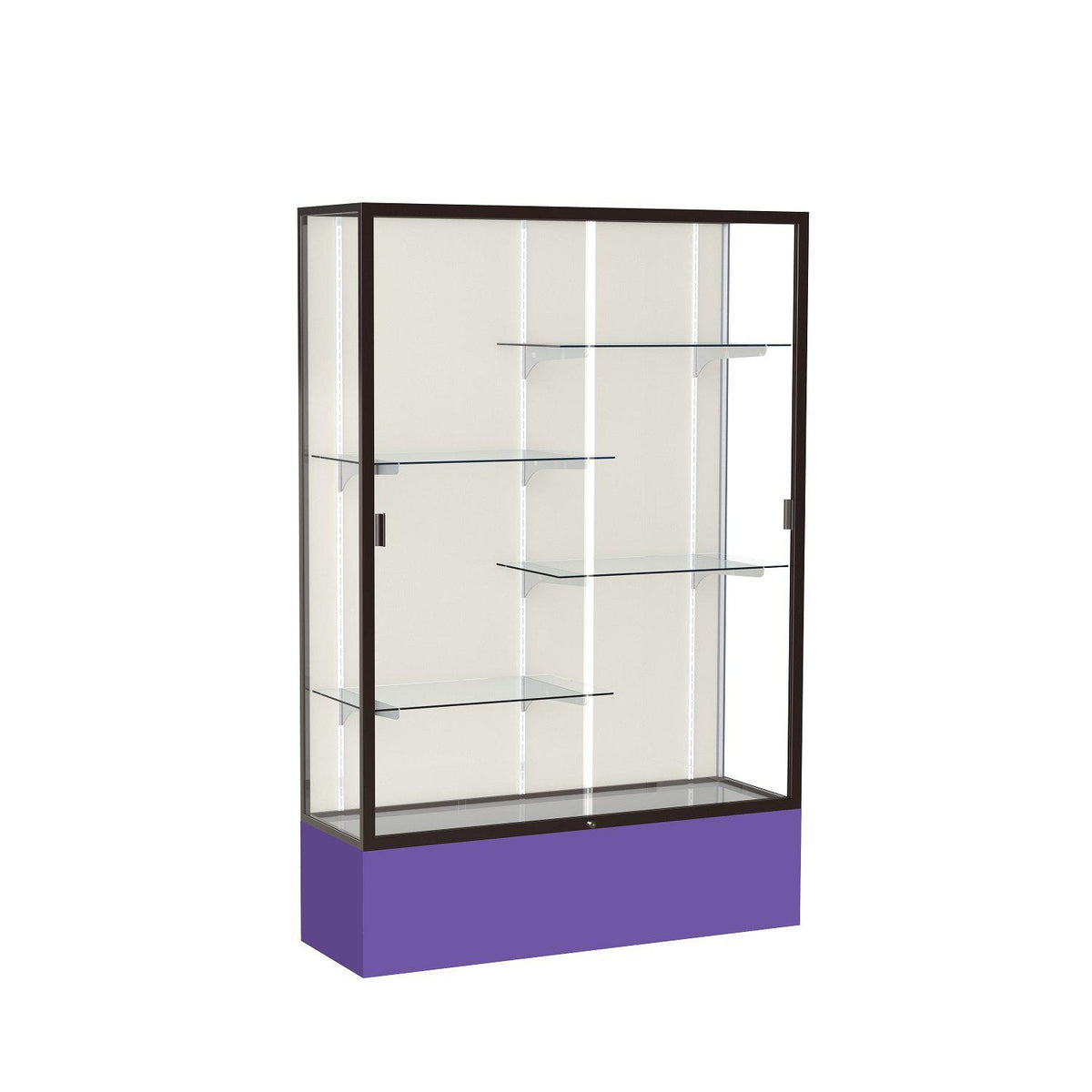 Spirit Series Floor Display Case, 48"W x 72"H x 16"D