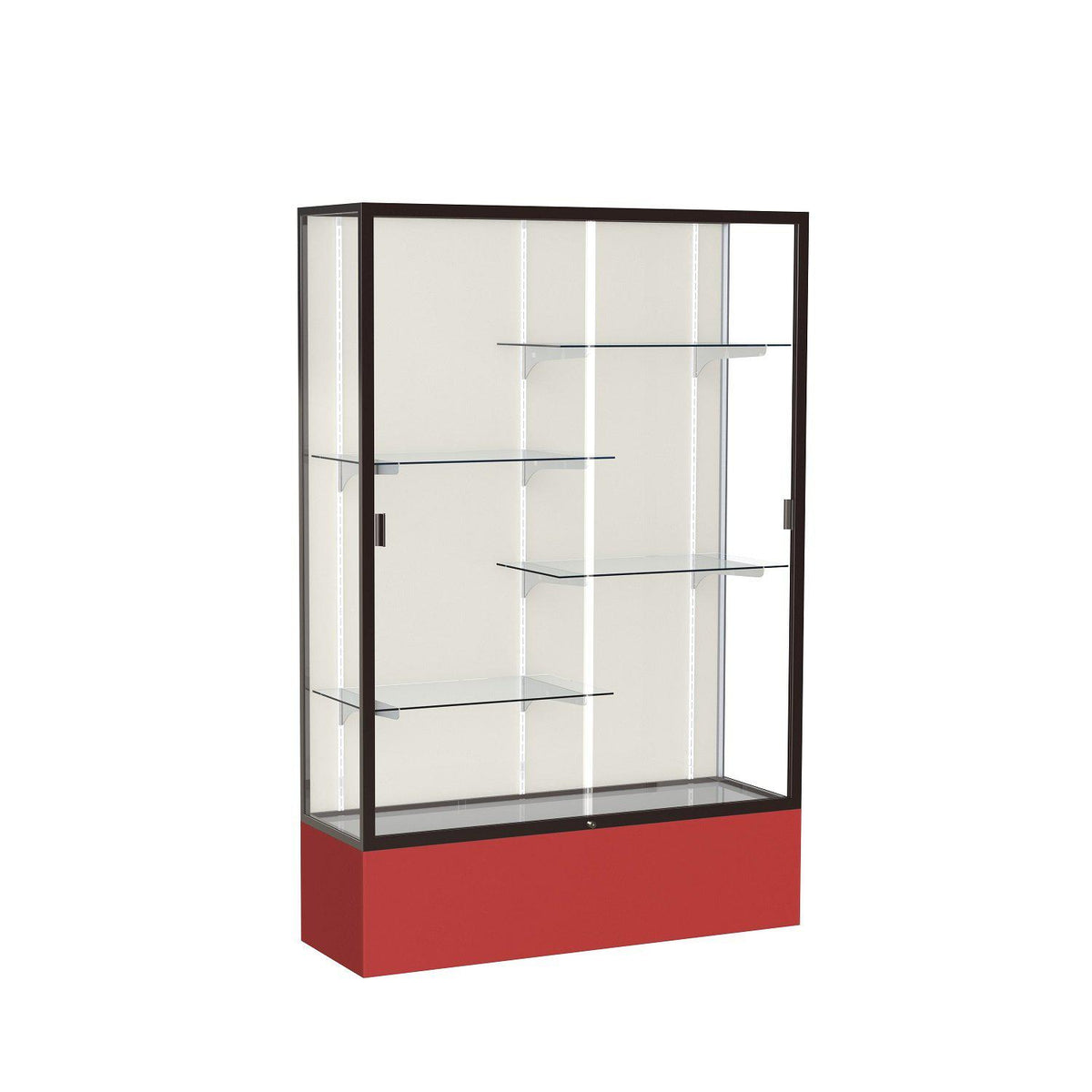 Spirit Series Floor Display Case, 48"W x 72"H x 16"D