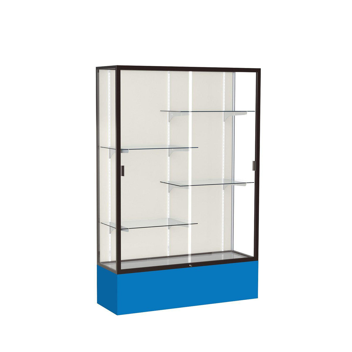 Spirit Series Floor Display Case, 48"W x 72"H x 16"D
